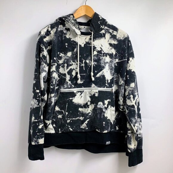 Nike Women's Standard Issue  ZIpper Pocket Abstract Pullover‎ Hoodie Size L - Picture 1 of 13